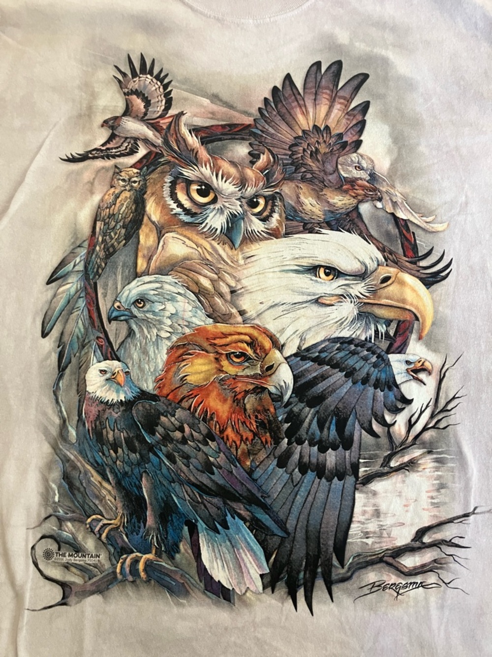 The Mountain Owl, Eagle Graphic Tee XL